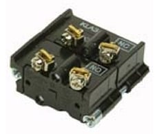 Cutler-Hammer Eaton E30KLA3 Standard Contact Block, 1NO 1NC, 600VAC 250VDC