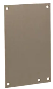 Wiegmann P1008SS Enclosure Back Panel, JIC B Series, 8.8 X 6.8, 304 SS