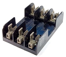 Image for Goulds Shawmut 60608 3-Pole Fuse Holder Block for 31 to 60 Amp Fuses, 600 Volt