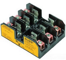 Image for Cooper Bussmann Buss BM6033B BM Series Supplementary Fuseblock, 30A 3 Pole, Lug