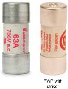 Image for Eaton Cooper Bussmann FWP-100A22Fa Hi-Speed Fuse, 100A, Ferrule, FWP, 690V/700V, IEC/UL Listed, Without Striker