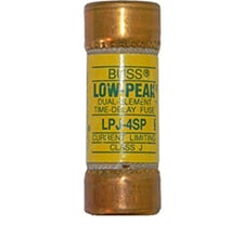 Eaton Cooper Bussmann LPJ-4SP LPJ Class J Dual Element Time Delay Fuse, 4A, 600V