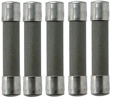 Bussmann ABC-10 10 Amp Fast Acting Ceramic Tube Electrical Fuse, 250V, 5 Units
