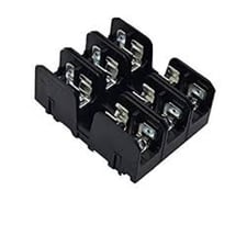 Eaton Cooper Bussmann BM6033SQ Fuse Block, 600 Volts, 30 Amps, Thermoplastic