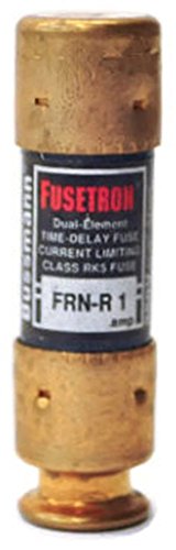 Cooper Bussmann Inc FRN-R-1 1 Amp 250V Fusetron Dual Element Time-Delay Current Limiting Class RK5 Fuse, UL