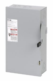 Cutler-Hammer Eaton DG322NGB Safety Switch General Duty 3P 60A 240V 4W NEMA 1