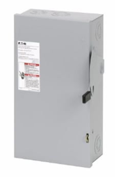 Cutler-Hammer Eaton DG322UGB Safety Switch General Duty 3P 60A 240V NEMA 1