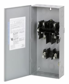Cutler-Hammer Eaton DG223NGB Safety Switch General Duty 2P 100A 240V 50/60Hz