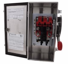 Cutler-Hammer Eaton DH221NWK Safety Switch Heavy Duty 2P 30A 240V 50/60Hz