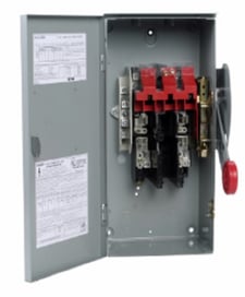 Cutler-Hammer Eaton DH221FRK Safety Switch Heavy Duty 2P 30A 240V Fusible 2Wire