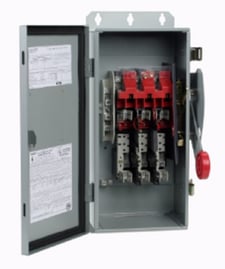 Cutler-Hammer Eaton DH222NDK Safety Switch Heavy Duty 2P 60A 240V Fusible 3W