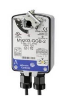 Johnson Controls M9203-GGB-2 Electric Spring Return Proportional Actuator w/ Aux