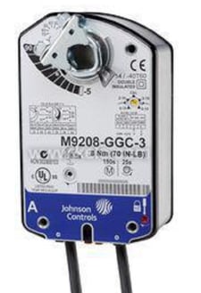 Johnson Controls M9208-GGC-3 Elect Spring Return On/Off Floating 2 SPDT Actuator