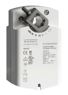 Distech DA-020S024QXXXP DA-020S 20 lb-in Spring Return Damper Actuator, 24V