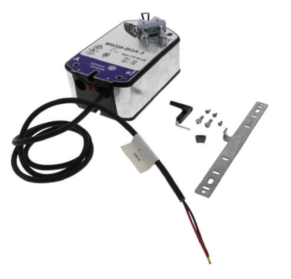 Johnson Controls M9208-BGA-3 M9208 24V On/Off Spring Return Actuator (70 lb-in)