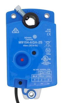 Johnson Controls M9104-AGA-2S 24V Floating Non-Spring Return Actuator (35 lb-in)