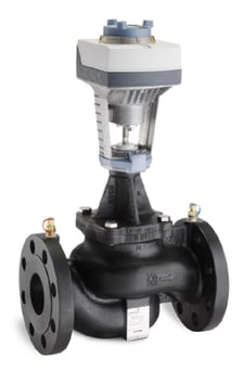 Siemens 378-07327 2-Way 4" Pressure Independent Control Valve, 395GPM, Cast Iron