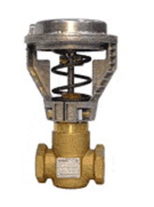 Siemens 270-03022 Valve w/Actuator, NPT, 6.3 Cv, Stainless Steel Trim, 4 in.,