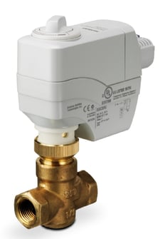 Siemens 259-02012 3/4" 2-Way F x F Normally Closed Valve Actuator Assembly 6.3Cv