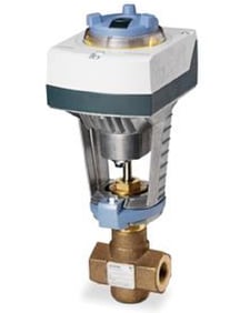 Siemens 373-03166 2-Way 3/4" Flowrite Valve, Cv 6.3, Normally Open, Bronze Trim