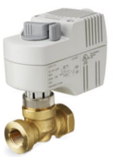 Siemens 243-00212 2-Way 3/4" Zone Valve, Cv 4.1, ANSI 125, NPT, With Actuator