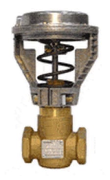 Siemens 268-03274 Flowrite 2-Way Valve w/ Actuator, NO, 1/2" IPF x UM NPT