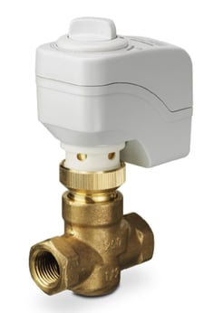 Siemens 254-01121 2-Way 1/2" Zone Control Valve, Cv 1.6, Normally Open, F x F