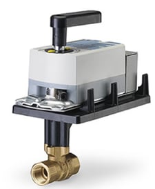 Siemens 173C-10303 0.5 2W 1.6CV Ball Valve with GDE161.1P Actuator and Adapter