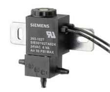 Siemens 265-1027 3-Way Open Frame Electro-Pneumatic Valve (24V)