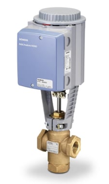 Siemens 267-03202 3-Way 3/4" Flowrite Valve, Cv 6.3, Bronze Trim, F x F Connect