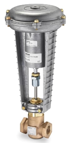 Siemens 277-03108 2-Way 1/2" Flowrite Valve, Cv 1, Normally Open, Equal Percent