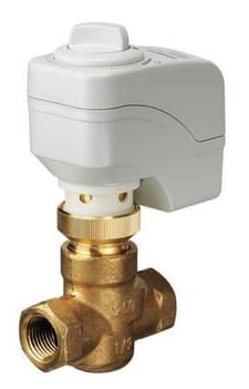 Siemens 254-01117 Valve With Actuator, MZ Series, 2WNO,BZ,OR FXF,.5/.63