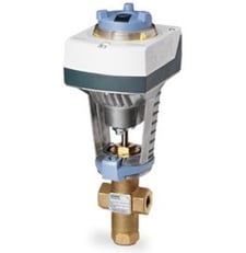 Siemens 371-03202 3-Way 3/4" Flowrite Valve, Cv 6.3, Bronze Trim, F x F Connect