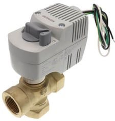 Siemens 241-00233 1" NPT 3-Way Diverting Zone Valve Fail AB-A Actuator, 7.0 Cv