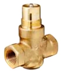 Siemens 599-02012 3/4" 2-Way N/C Brass Globe Valve Body, Female x Female