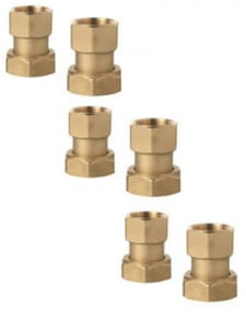 Siemens 599-10662 NPT Female Tail Piece, 3/4", For 1" Valves, Box of 6