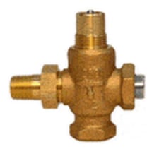 Siemens 599-02057 2-Way 1/2" Terminal Unit Valve, Cv 2.5, Normally Open, AF x UM