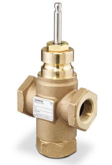 Siemens 599-03147 3-Way 1/2" Flowrite Valve, Cv 4.0, Stainless Steel Trim, F x F