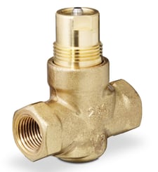 Siemens 599-02053 2-Way 1/2" Terminal Unit Valve, Cv 1.6, Normally Open, F x F