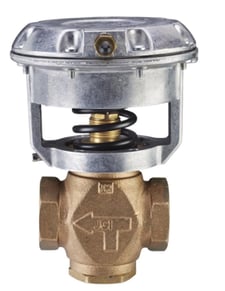 Johnson Controls VG7441NT+3008E 2-Way 1" Cast Bronze Control Valve, Cv 11.6