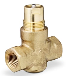 Siemens 599-02055 2-Way 1/2" Terminal Unit Valve, Cv 2.5, Normally Open, F x F