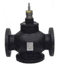 Siemens 599-06174 3-Way 6" Flowrite Valve, Cv 400, Mixing, Linear, Bronze Trim