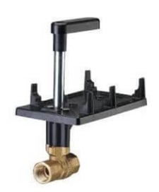 Siemens 599-10221 1-1/2 in 2-Way Ball Valve, 160 Cv Flow Rate, Full Port Valve