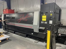Amada #Ensis-3015AJ, CNC fiber laser, 3000 watt, 5' x10' tbl., 121" X, 61" Y, 3.93" Z, AMNC3i, dust