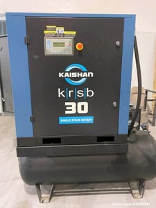 160 psi, Kaishan #KRST-030A3F2S8U, Single Stage Rotary Screw Air Compressor, 30 Hp, sound enclosure
