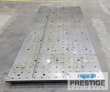125.5" x 54.5" x 1.5", drilled & tapped steel fix, #43889