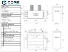 1500 KVA 13800 Delta Primary, 4160Y/2400 Secondary, SUB, proCORE(immediate shipment available)