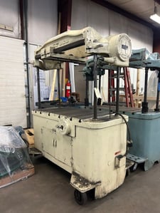 Hansford #1020, die handler, 24" x 44.5" platen (adjustable), 8" Shut Height, S/N 504