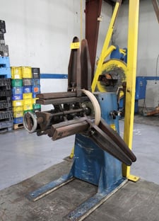 6500 lb. CWP #4R-24, uncoilers, 24" mandrel width, 60" outside dimensions, 17"-21" ID, keepers