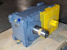 150 HP, Sew-Eurodrive #X5FS140/HU/B, gear reducer, 10.89:1 ratio, new surplus, 2018